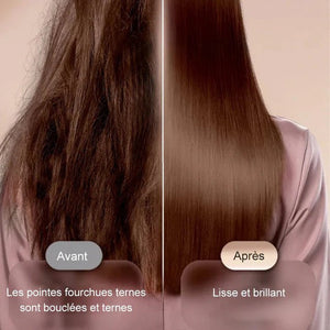 Peigne à Lisser à Ions Négatifs 2 en 1 pour cheveux crépus, frisés, perruques et barbes (EN PROMOTION - Stock très limité)