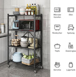 Charger l'image dans la galerie, Étagère Rangement Pliante 4 Étagères - PROMO DÉSTOCKAGE (stock limité)
