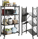 Charger l'image dans la galerie, Étagère Rangement Pliante 4 Étagères - PROMO DÉSTOCKAGE (stock limité)
