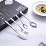 Load image into Gallery viewer, Coffret couverts premium - Set de 24 pièces durable, résistant à la rouille  (Dernières pièces restantes - Stock très limité)
