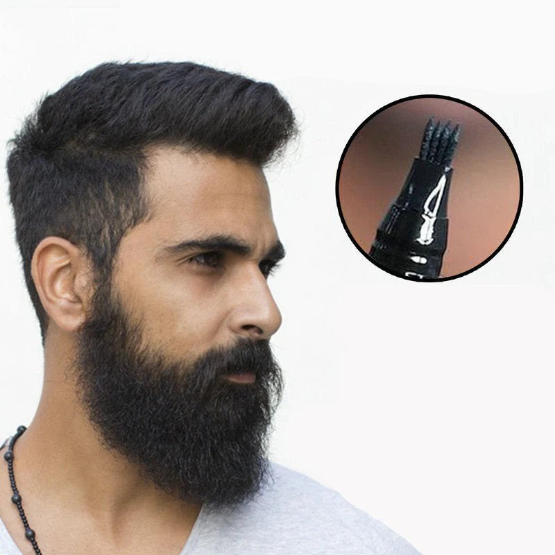 Stylo à sourcil et à barbe - dessine cheveux, sourcil, barbe - Waterproof (EN PROMOTION - Stock très limité)