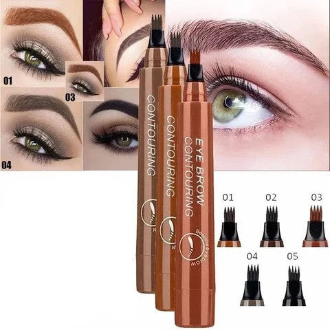 Stylo à sourcil et à barbe - dessine cheveux, sourcil, barbe - Waterproof (EN PROMOTION - Stock très limité)