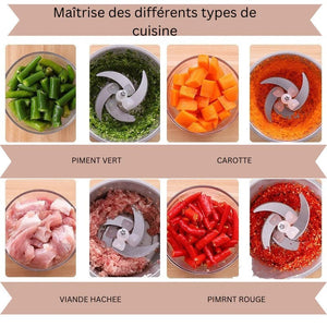 Mixeur Foutou - Mixez manioc, banane, graine , viande rapidement (PROMO DESTOCKAGE - Stock presqu'épuisé)