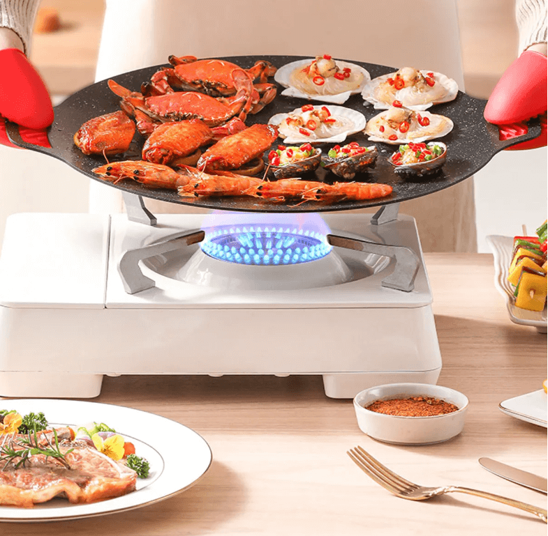 Grilloir - Braise poisson, viande, crabe, gamba sans fumé (SUPER PROMO - Stock presqu'épuisé) Bk