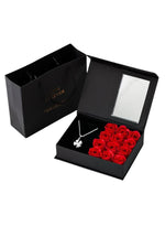 Charger l'image dans la galerie, Box à bijoux &amp; rose éternelle - Cadeau unique (Édition limité)

